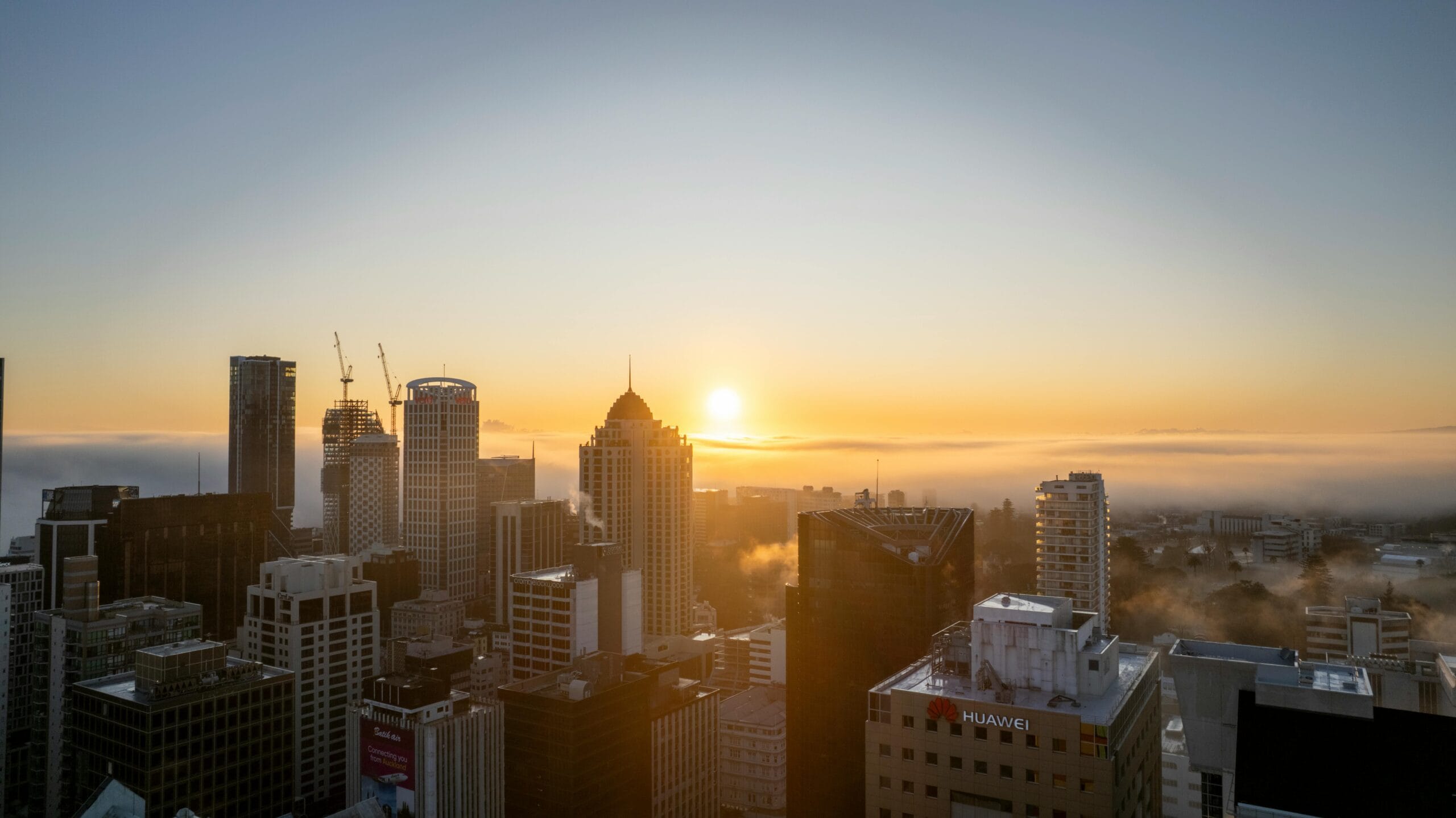 Auckland City Sunset