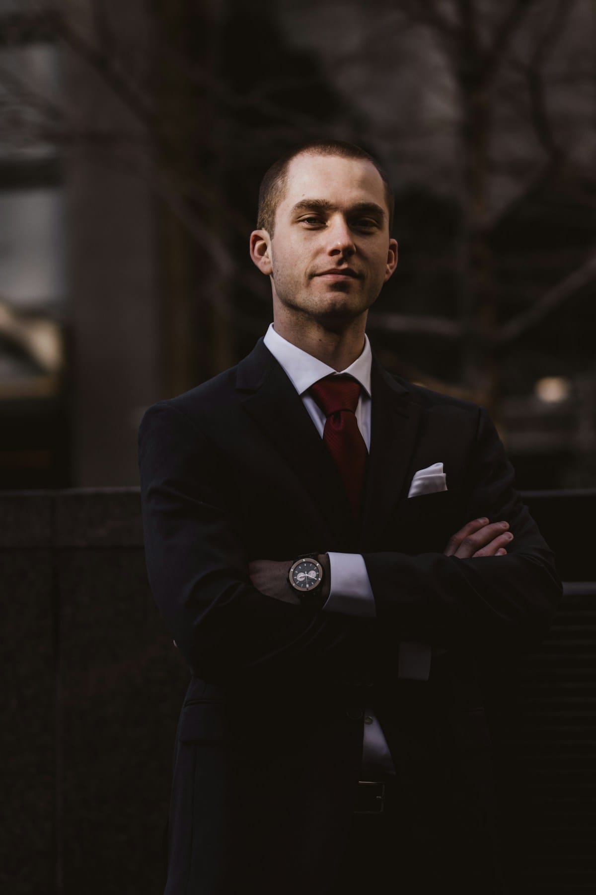 Business Man In A Suit