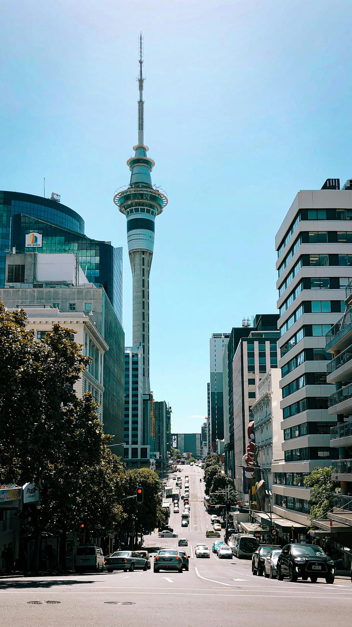 Auckland Sky Tower and CBD skyline where Tianyi Investment Group is based