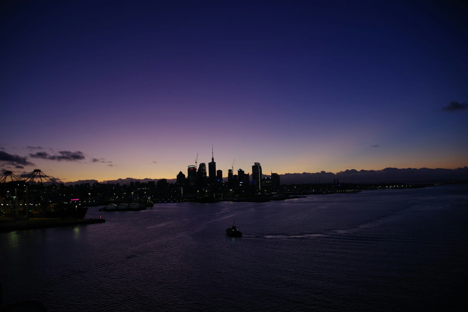 Auckland City Night Time